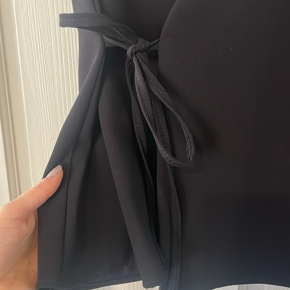 Zara black tie top, tags attached - Picture 3 of 4